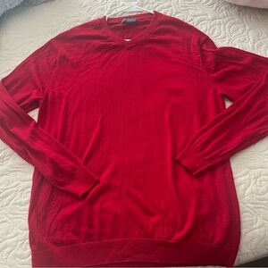 hart schaffner marx Extra Fine Merino Wool V-Neck Sweater 2XT